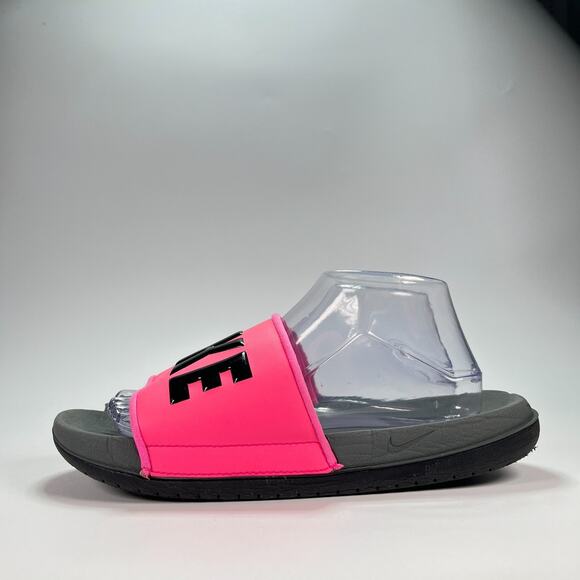 Nike Offcourt Slide Black Pink Comfort Slip On Sandal BQ4632-604 Women's Size 10 - Picture 4 of 9